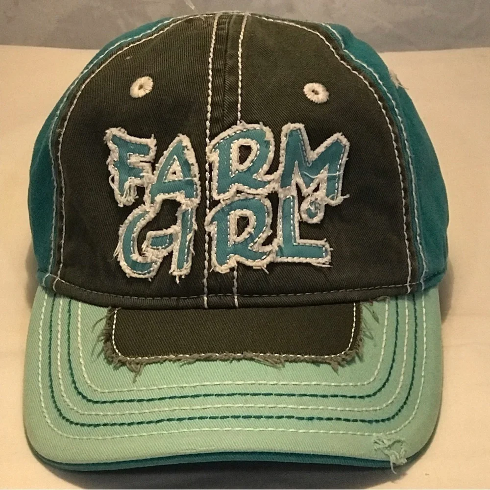 J. America / Farm Girl Adjustable Distressed Girl's Cap